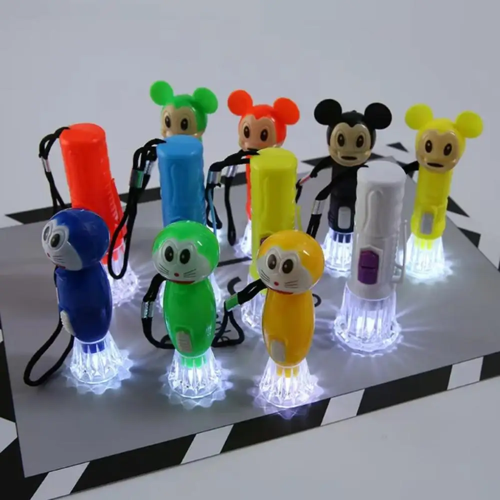 قطعة واحدة من مصباح يدوي متوهج إبداعي كرتوني، مناسب لألعاب مصباح يدوي للأطفال وألعاب الإسقاط