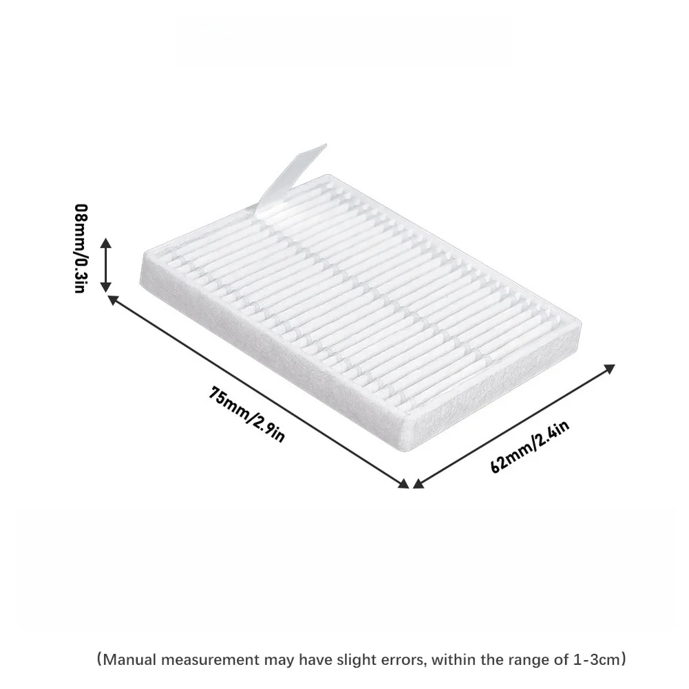For Roomba Essential Y0112 Compatible Filter and Mop Pad Set 4 HEPA Filters 4 Microfiber Pads for Y Series Vacuum Use
