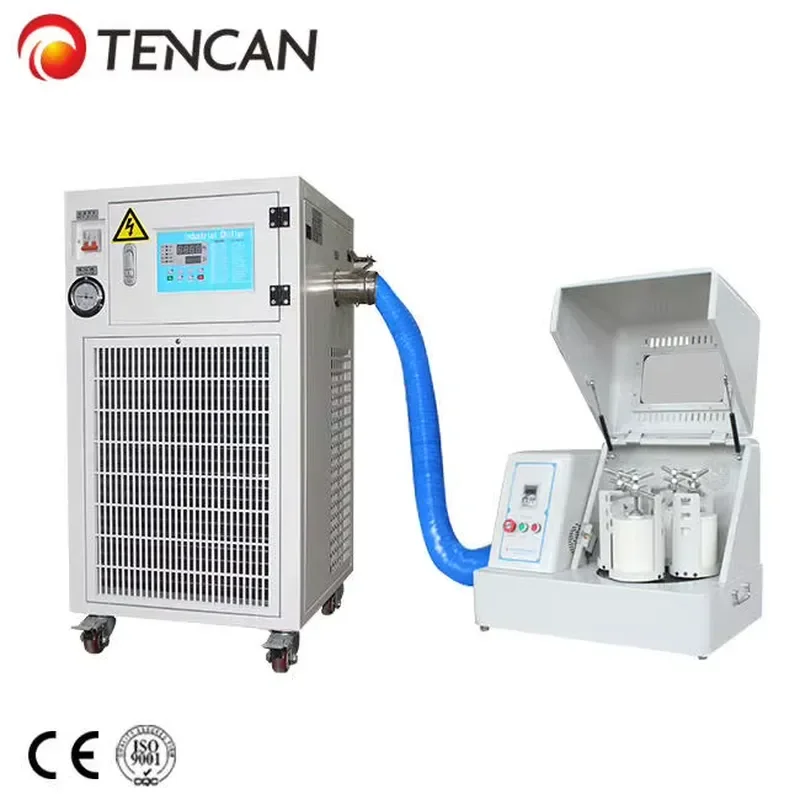 i TENCAN 8L Electric Planetary Ball Mill with Motor & Bearing Air Cooling System 1.5kW 220V Lab Powder Grinder for Sample