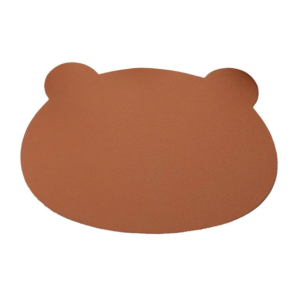 Double-Sided Table Placemat Wear Resistant Waterproof Non-slip Design Heat Insulation Table Mat Cup Coaster