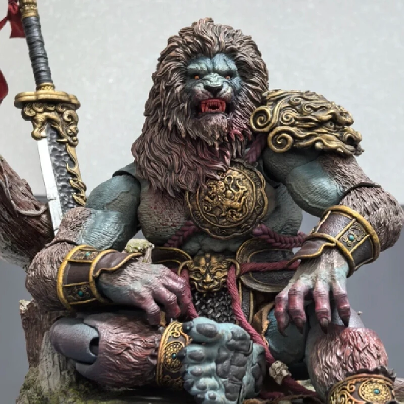 

Nottaa Ym005 1/12 Shiziling Cyan Lion Double Headed Action Figure Mythical Soldier Statue Model Toy Collection New In Stock