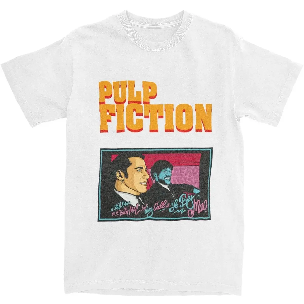 Casual Pulp Fiction Vincent and Jules T-Shirts for Men Women 100% Cotton Tee Shirt Printed Clothes  T-Shirts Cotton Gift Clothes