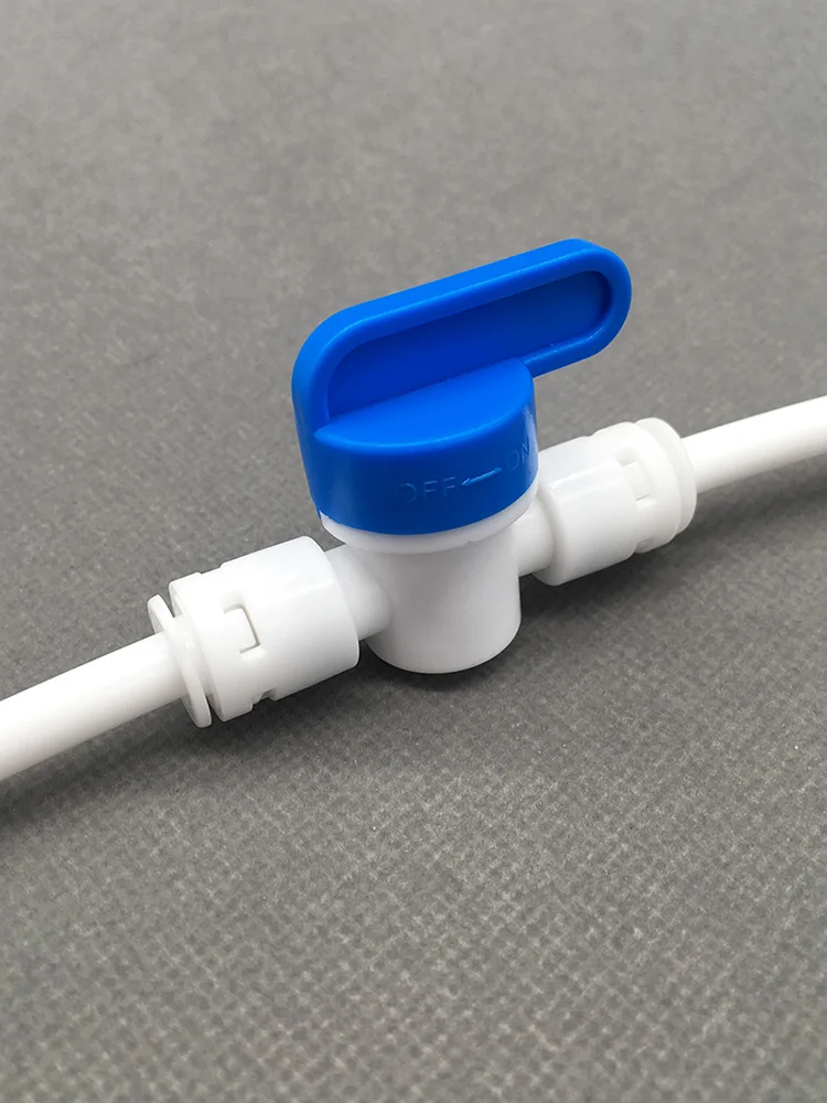 Water purifier general connector accessories 4 points outer wire turn 2 water pipe quick interface three-way ball valve summary