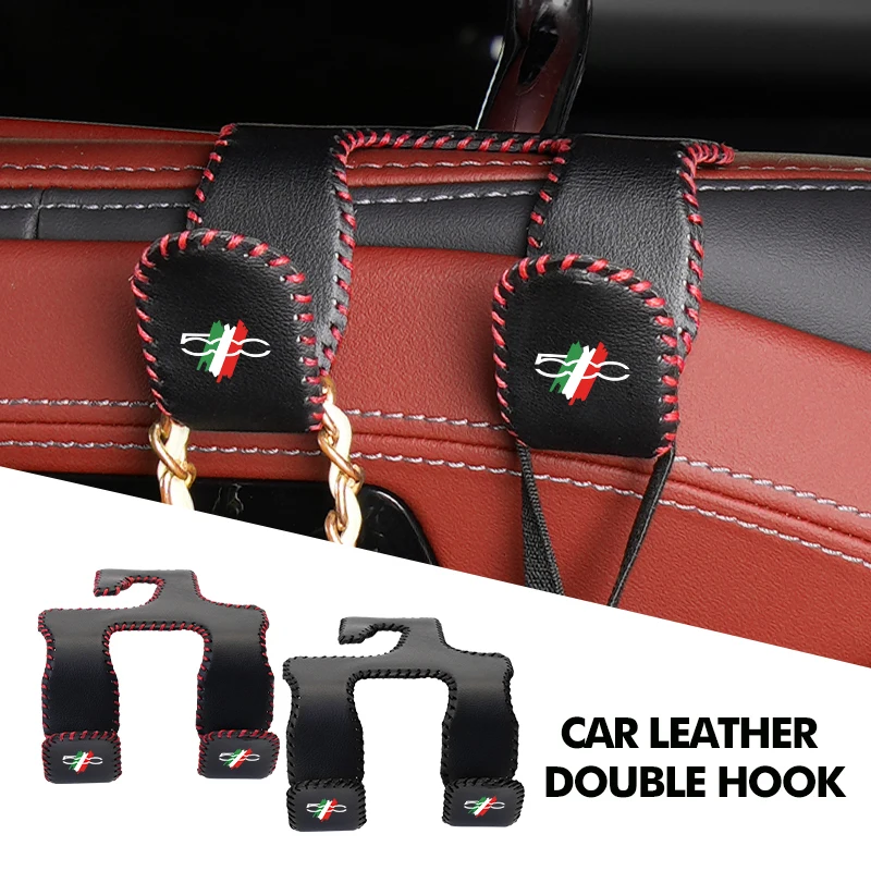 Gancho adhesivo para coche, colgador de cables USB, auriculares, llaves, gancho adhesivo para Fiat 500 5CC 124 125 125 500 695