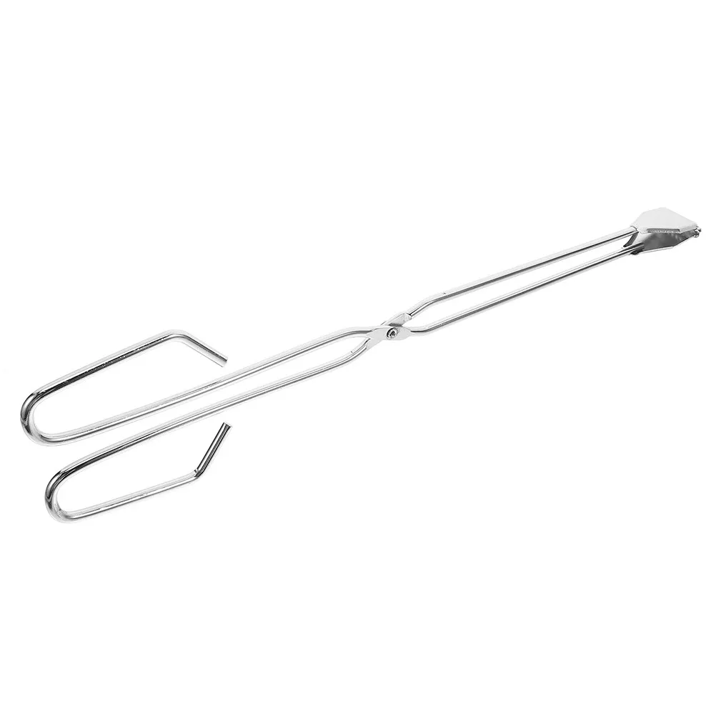 

Stainless Steel Chrome Plated Garbage Claw Multifunctional Reacher Grabber for Trash Pickup Item Retrieval Fireplace Tongs