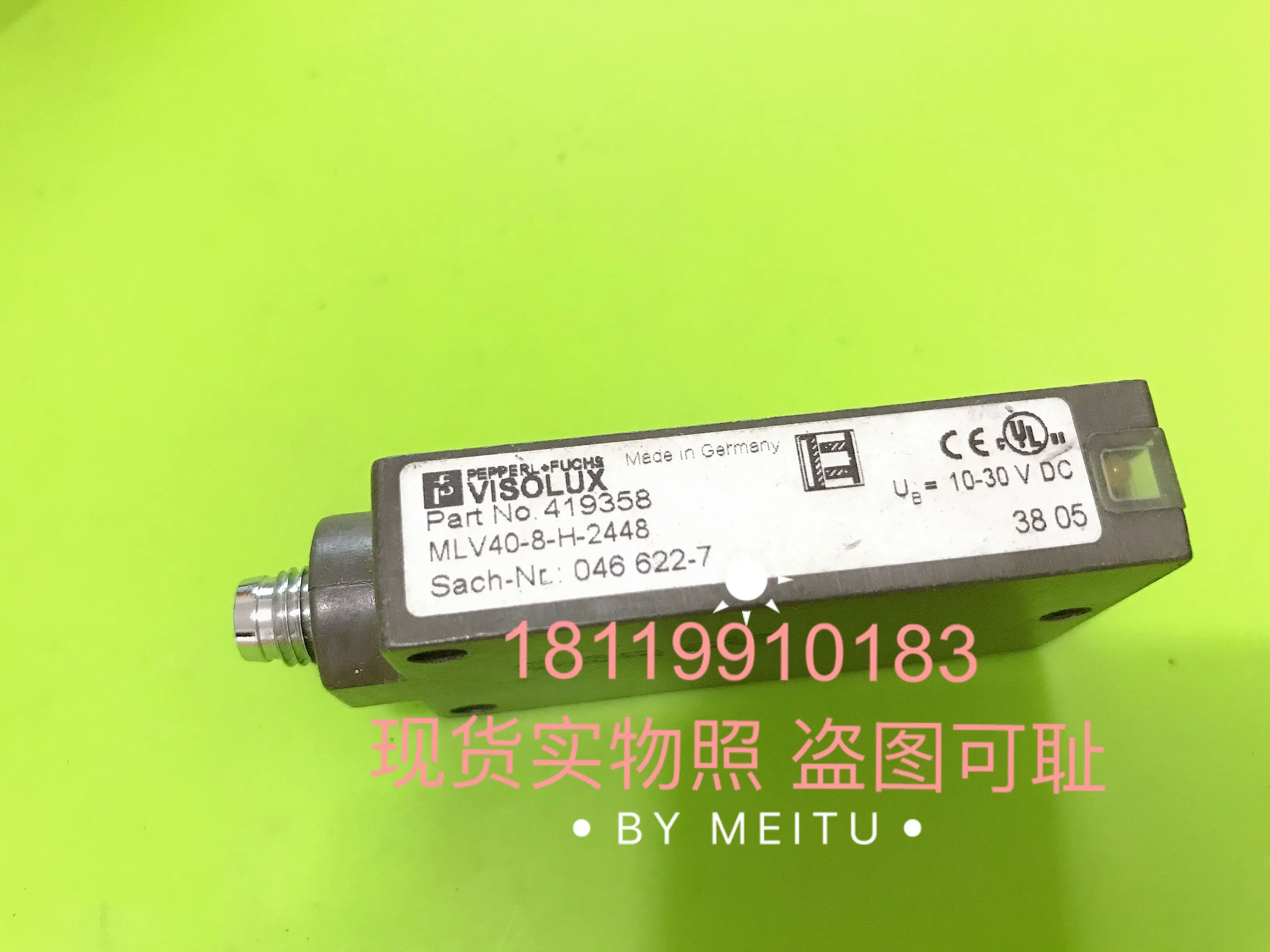 P+F Sensor MLV40-8-H-2448 419358 Sach-Nr.: 046 622-7