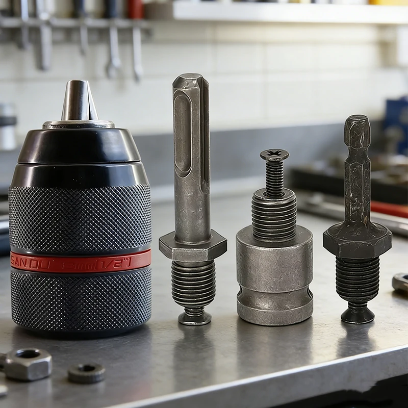 

1/2-20UNF 13mmElectric wrench conversion head electric drill hex self-locking chuck ratchet chuck air nozzle head pistol drill