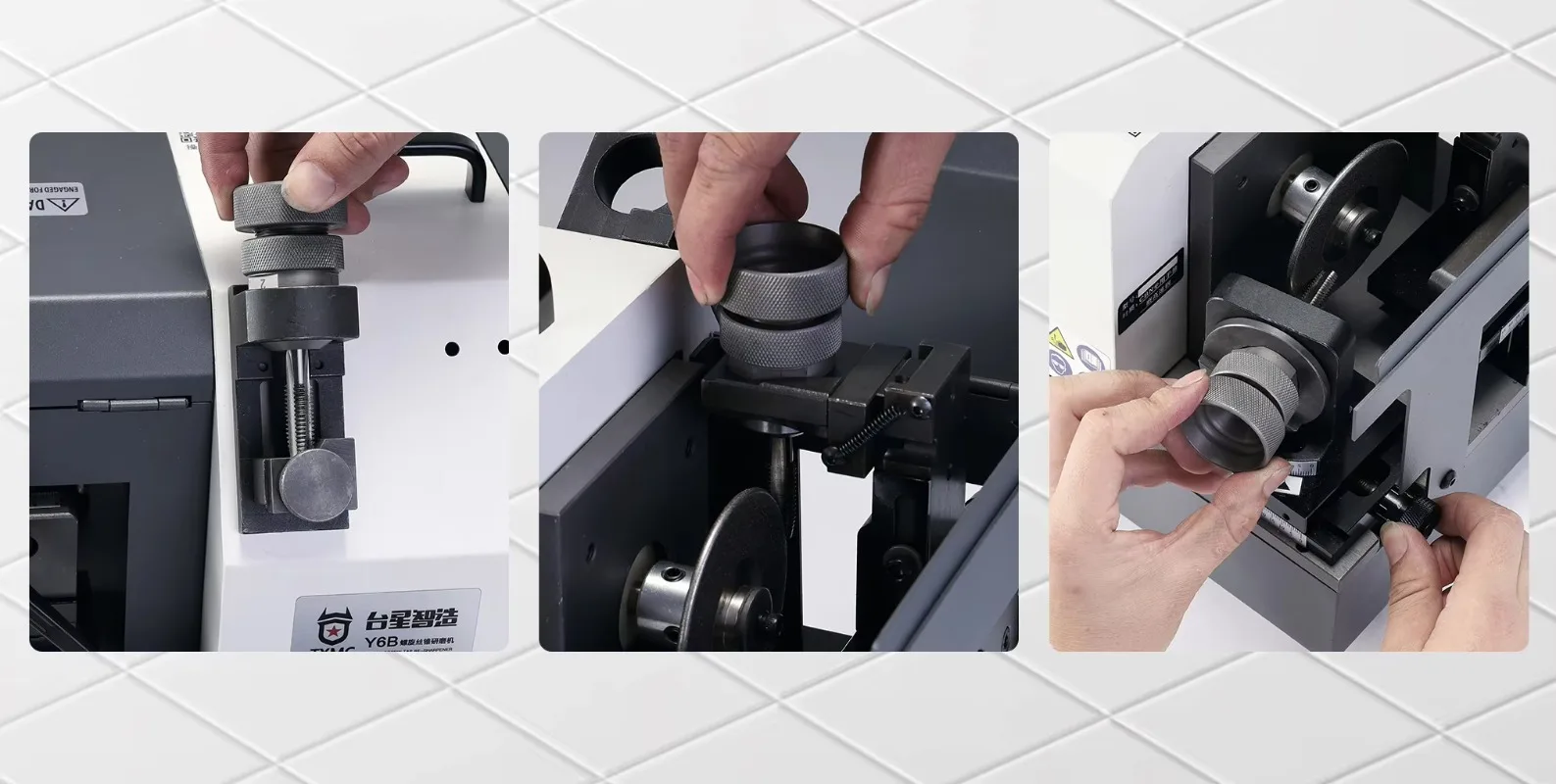 TXMC TX-Y6B M5-M20 دوامة برغي الحنفية إعادة مبراة أداة محمولة ماكينة الطحن المسمار الحنفية المطاحن