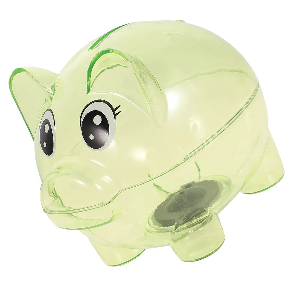 Sparschwein Für Kinder Klar Kunststoff Geld Topf Schwein-Förmigen Münze Box Transparent Spardose Kinder Geburtstag Geschenk Haushalt