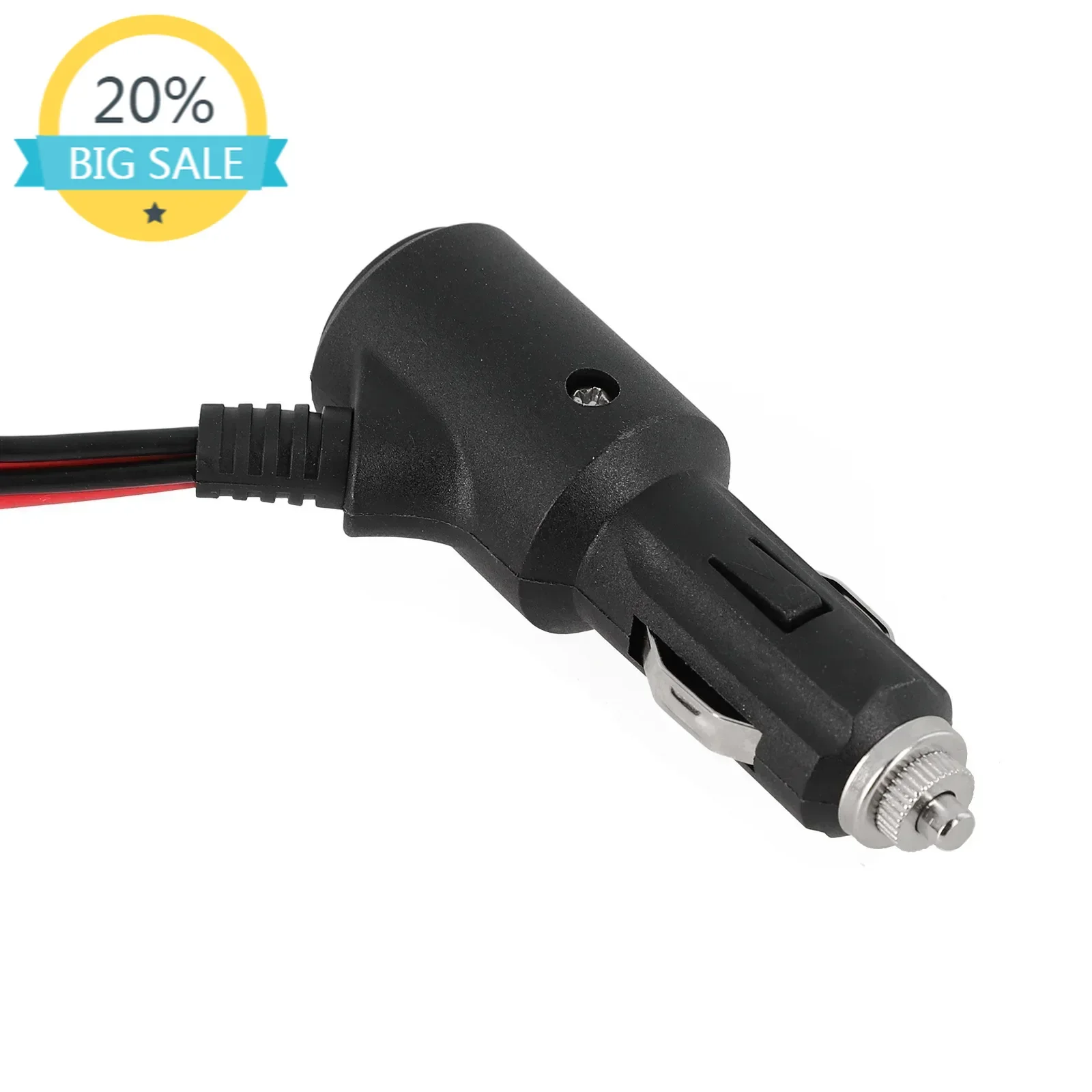 

Car Cigarette Lighter 12V 24V Splitter Adapter W/ On Off Switch 1 Male To 2 Female Sockets Y Splitter Car Accessories
