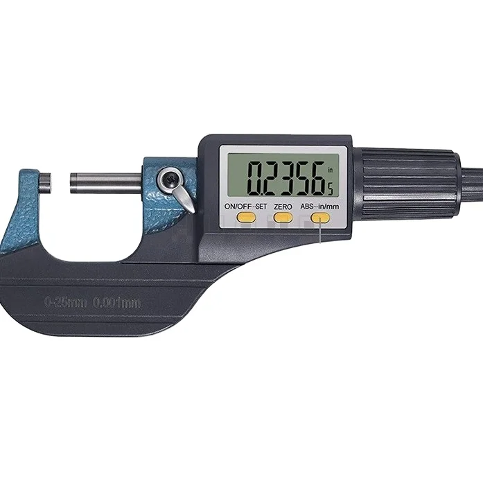 

Electronic Micrometer Wall Thickness Micrometer Digital Display Micrometer 0-25mm 0.001mm