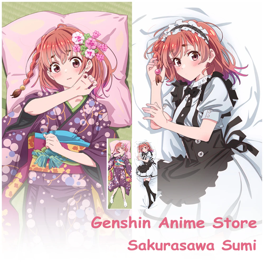 

Anime Sakurasawa Sumi Body Dakimakura Cover Cartoon Sarashina Ruka Ichinose Chizuru Pillowcase Otaku Cushion Cover Cosplay Props