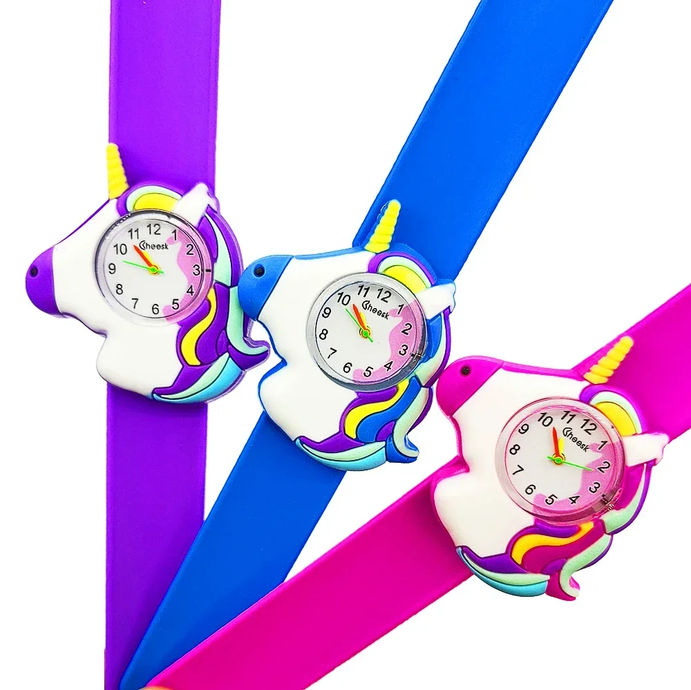 Montre-bracelet à claquettes pour enfants, jouet pour bébé, horloge pour garçons et filles, cadeaux de Noël, cadeau d'anniversaire pour enfants, Nairobi Orn