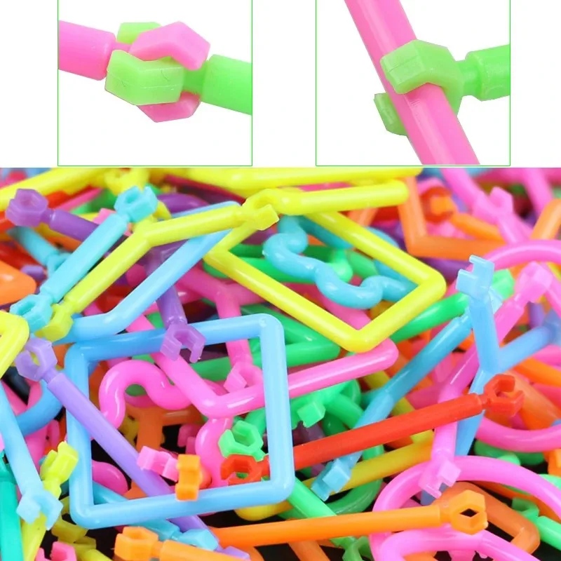 100/400 montiert Bausteine DIY Smart Stick Blöcke Fantasie Kreativität Pädagogisches Lernen Spielzeug Kinder Geschenk