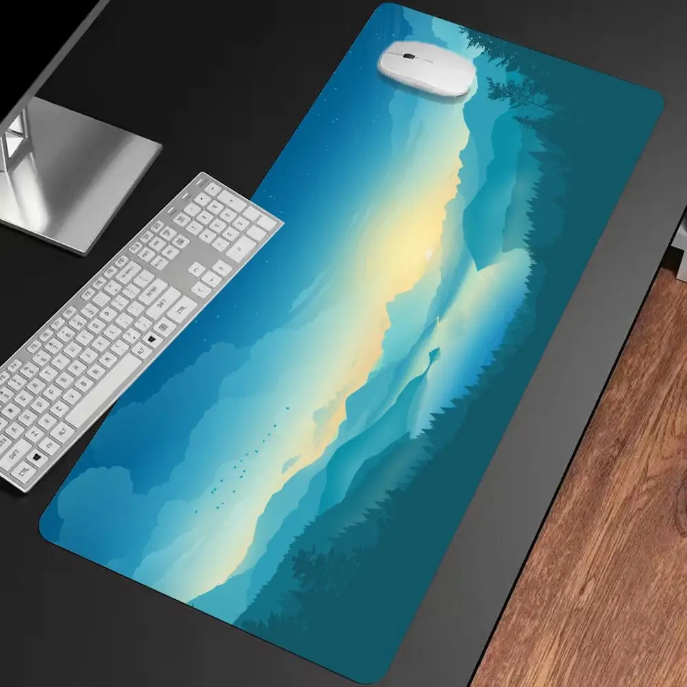 

Starry Mountain Lake Mouse Pad Multi-Size non-slip Gaming mouse pad Gamer E-Sports Game Mechanical Keyboard XXL Desk Mat