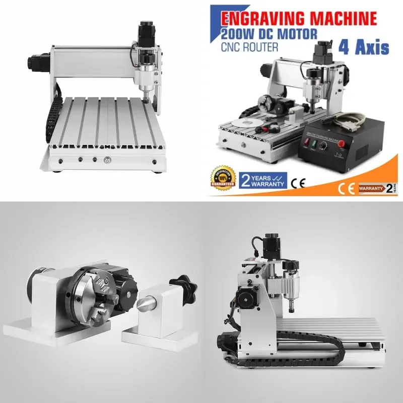 Updated New CNC 3020T USB Router Engraver/Engraving Drilling and Milling Machine 4 Four Axis