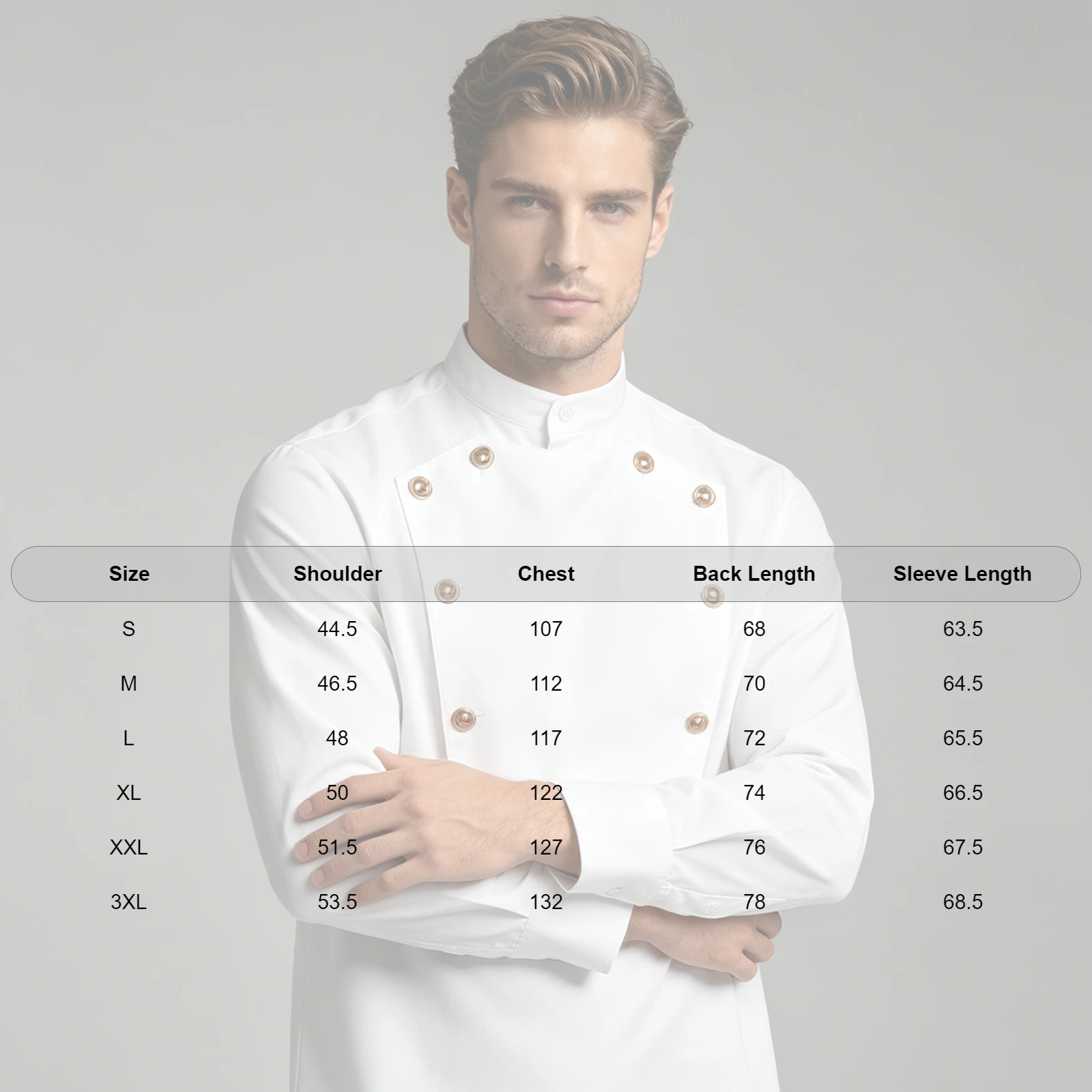 Men Cowboy Shirt Front Button Panel Long Sleeves Tops for Casual Daily Life Halloween Masquerade Professional Chef Clothing