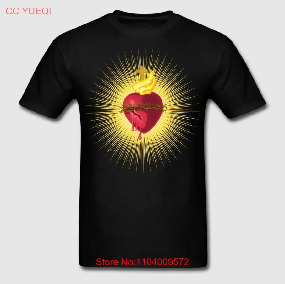 The Sacred Heart of Jesus Christ Shirt Religious Catholic T-shirt Size S-3XL