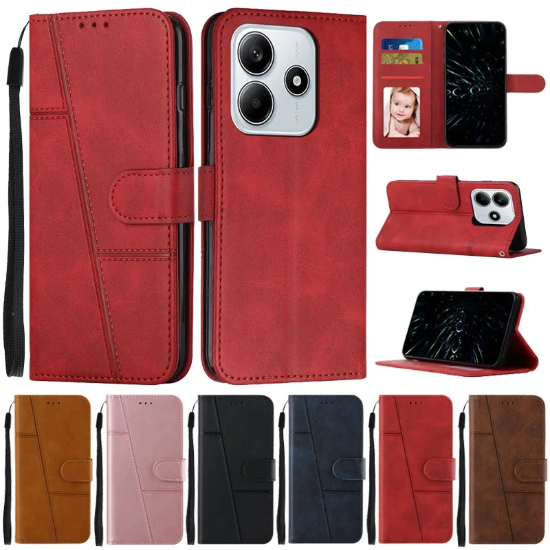 Для Xiaomi Redmi Note 14 4G чехол-книжка с откидной крышкой для Coque Xiomi Redmi Note 14 pro Note14 Pro Plus 5G защитный чехол Fundas