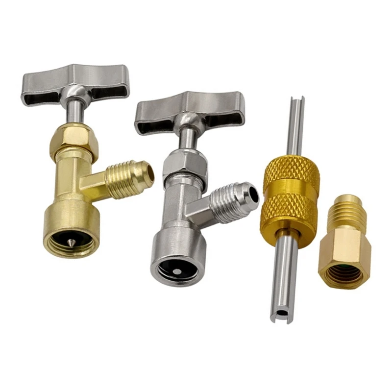 Điều Hòa Xe Ô Tô Gas Sạc Công Cụ R134A Bộ Điều Hợp Bộ Đồ Dùng Bộ Điều Hợp Dropship
