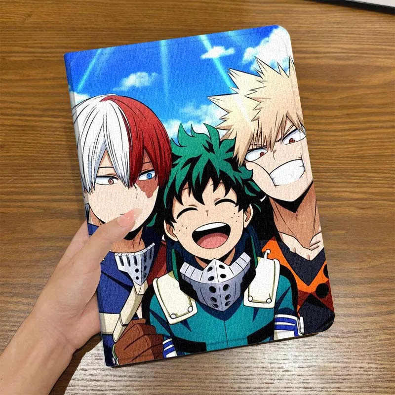 My Hero Academia Art Popular لـ OPPO Pad 2 3 4 Neo Air SE X Pro 10.36 11 11.4 11.61 12.1 13.2 بوصة 2025 حافظة كمبيوتر لوحي قابلة للطي