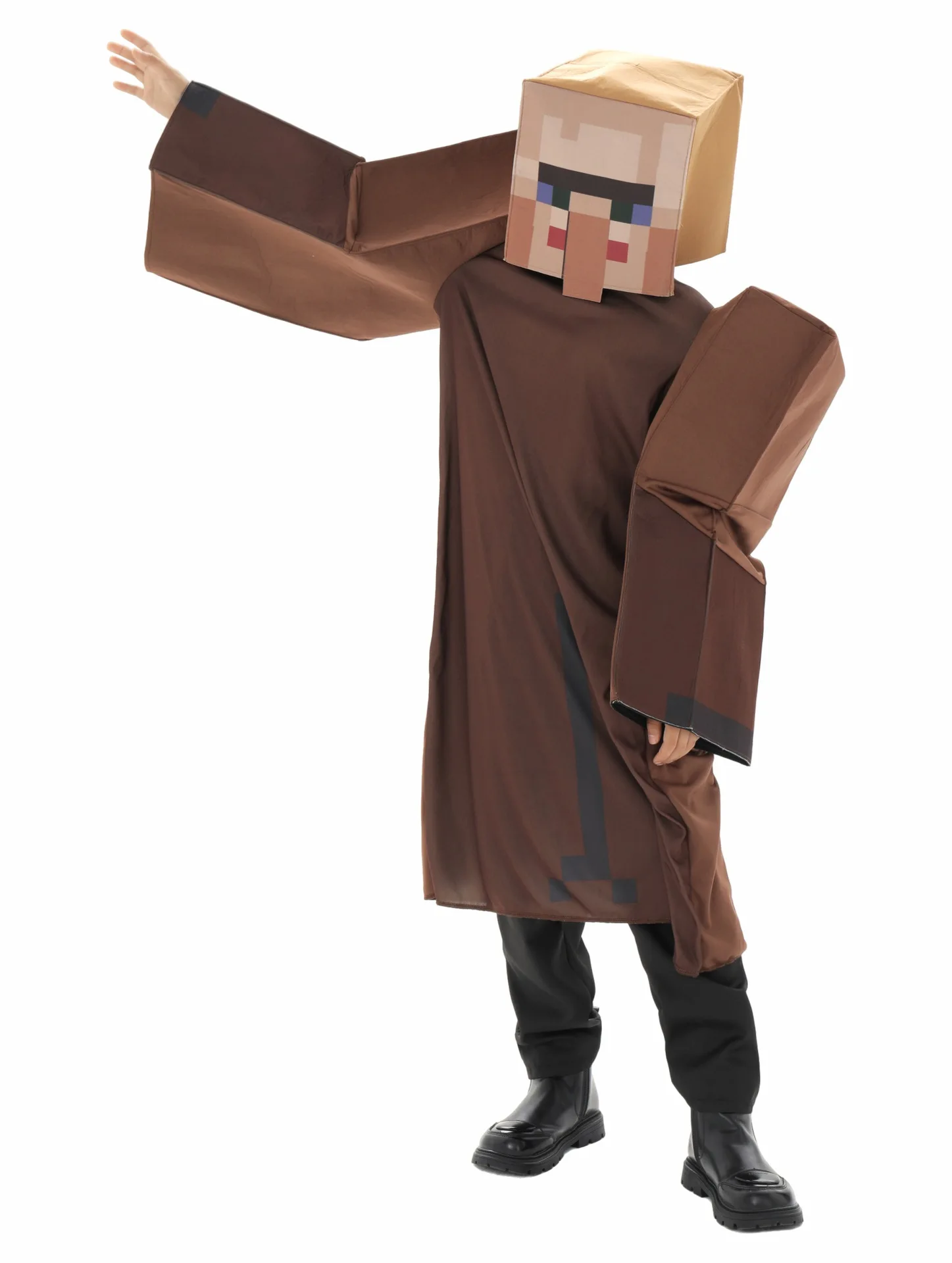 

MC Halloween Village Style Children's Funny Cosplay Performance Costume for kid game theme