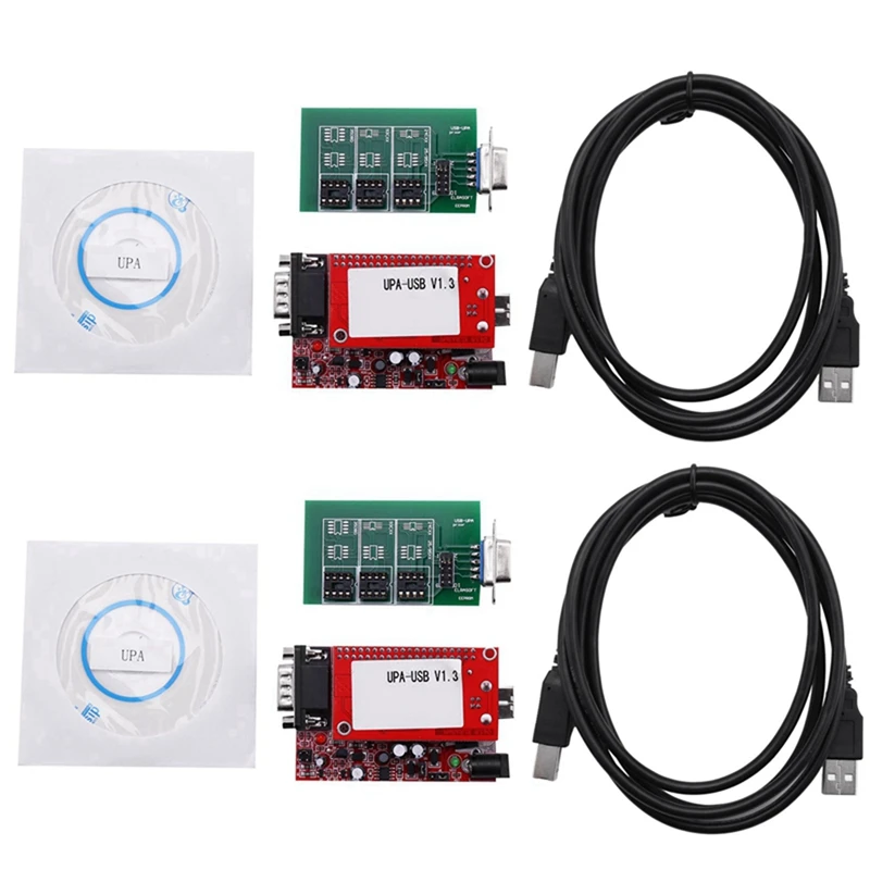 

2X Upa USB Programmer Diagnostic-Tool Upa-USB Ecu Programmer Upa USB V1.3 With Adapter For 2013 Version Main Unit