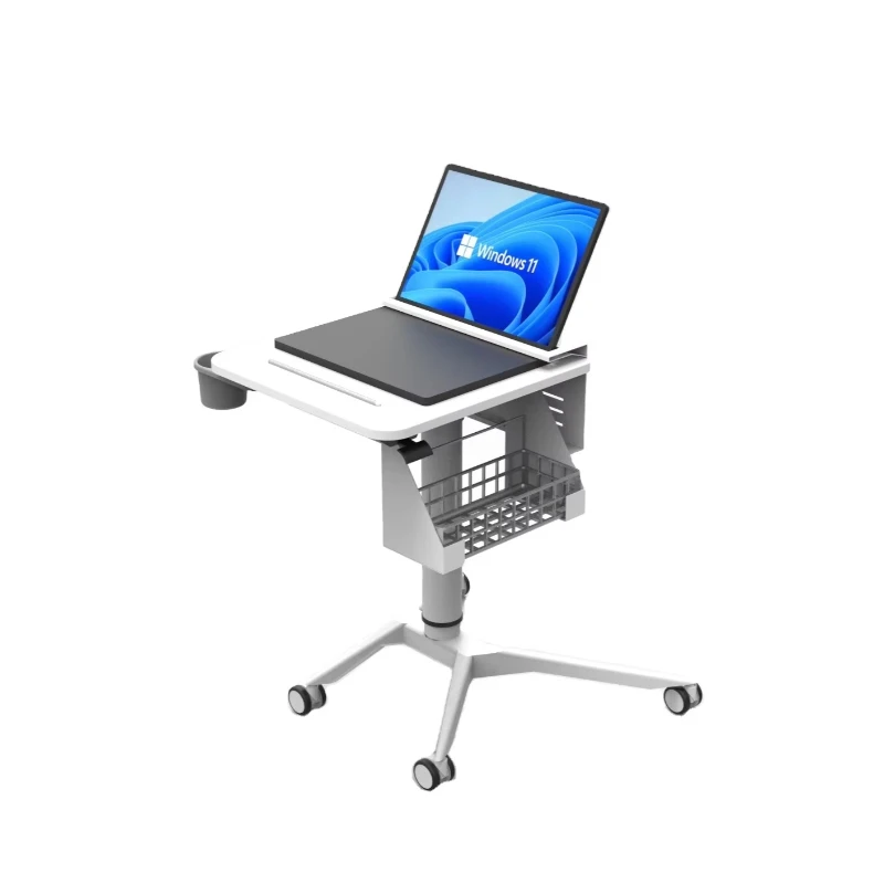 

Laptop Stand Z8 with Casters Pneumatic Height Adjustable Podium Cheap Church Pulpit