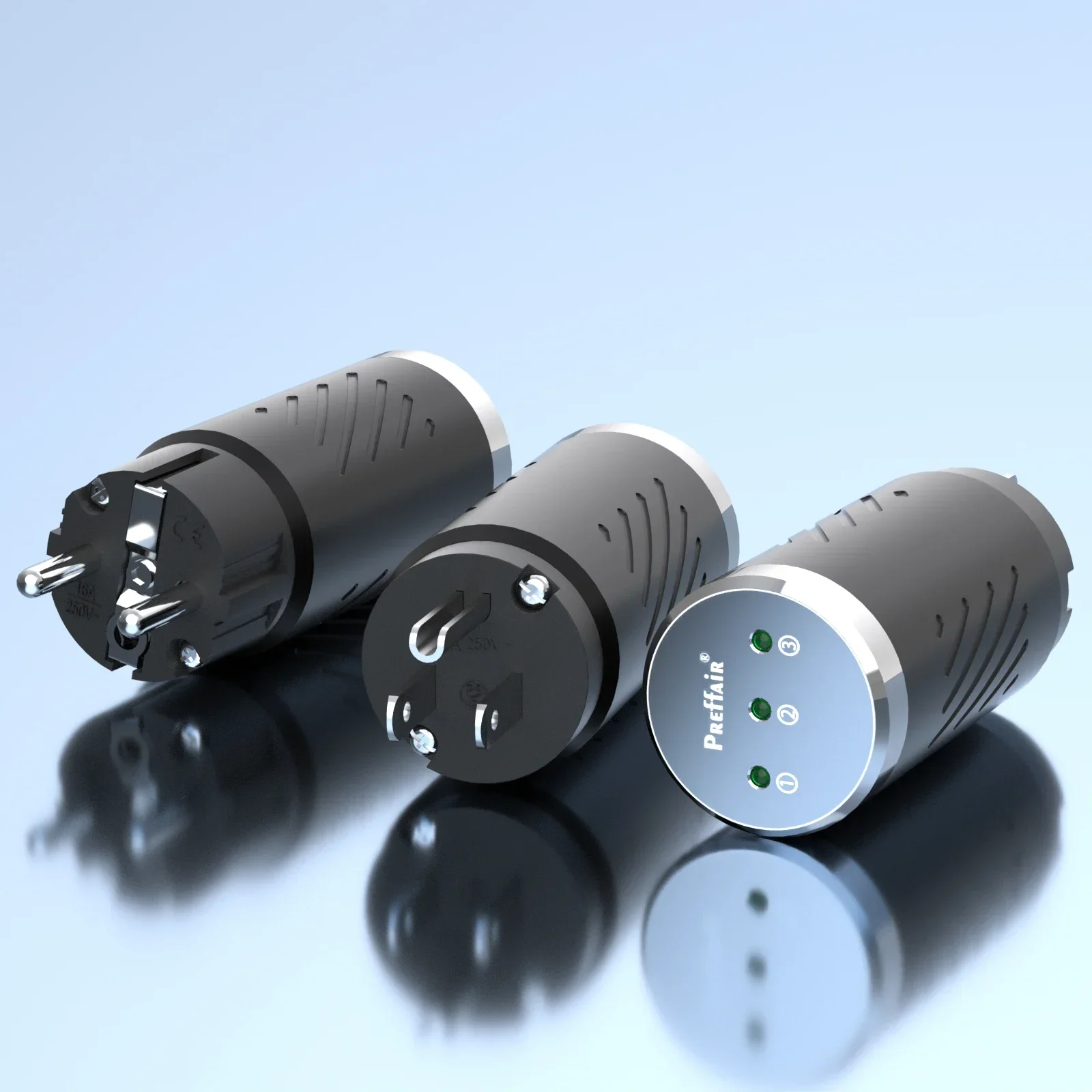 Preffair NU33 Hi-Fi Аудио мощность Портативный фильтр Уменьшает шум Фильтр электромагнитных помех Фильтр с обычным шумом Очиститель шума переменного тока