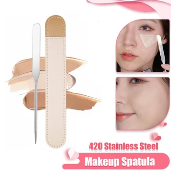 스테인레스 스틸 메이크업 주걱 믹싱 스틱 파운데이션 아이 섀도우 크림 피그먼트 믹싱 도구, 화장품 메이크업 토닝 스틱, 2 개, 3 개 