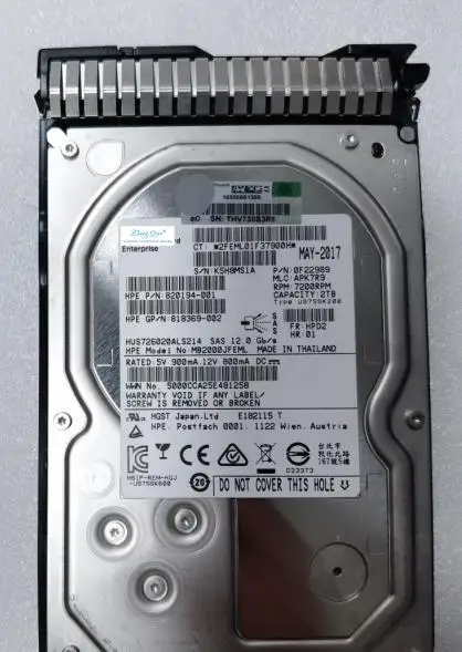 

Для HUS726020ALS214 0XP99D XP99D SAS 12G 2T 3,5