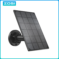 Solar Panel Power Supply Non-Stop Charging for ZOSI Wire Free Home Security Outdoor Rechargeable Battery Cameras C1 Pro,C306 Pro