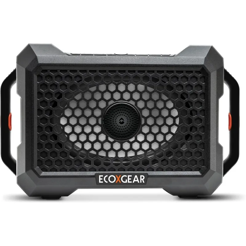 Portable, Bluetooth 5.1, 100 Watt, 2 Brilliant, Outdoor Speaker with LED Party Light, 25+ Hours Playtime (Black Oak)