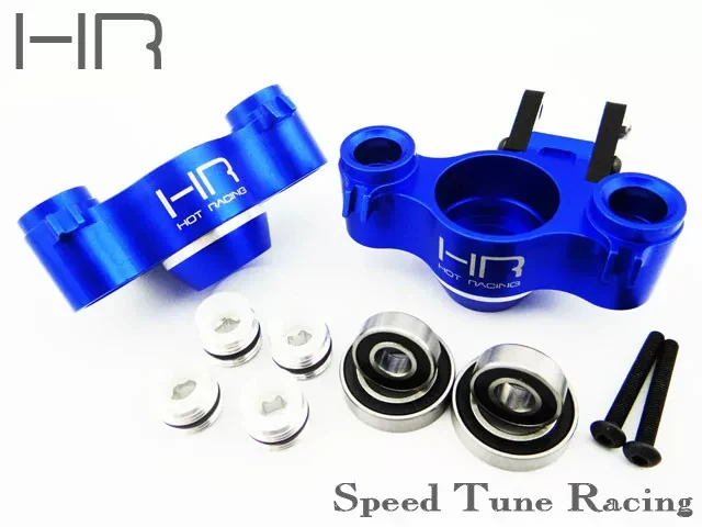 HR Alum. Steering Blocks w/Carbon Arms &Delrin Cups for Traxxas 1/10 E-Revo Summit E-Maxx Revo 3.3 Slayer T-Maxx Replace TRA5334