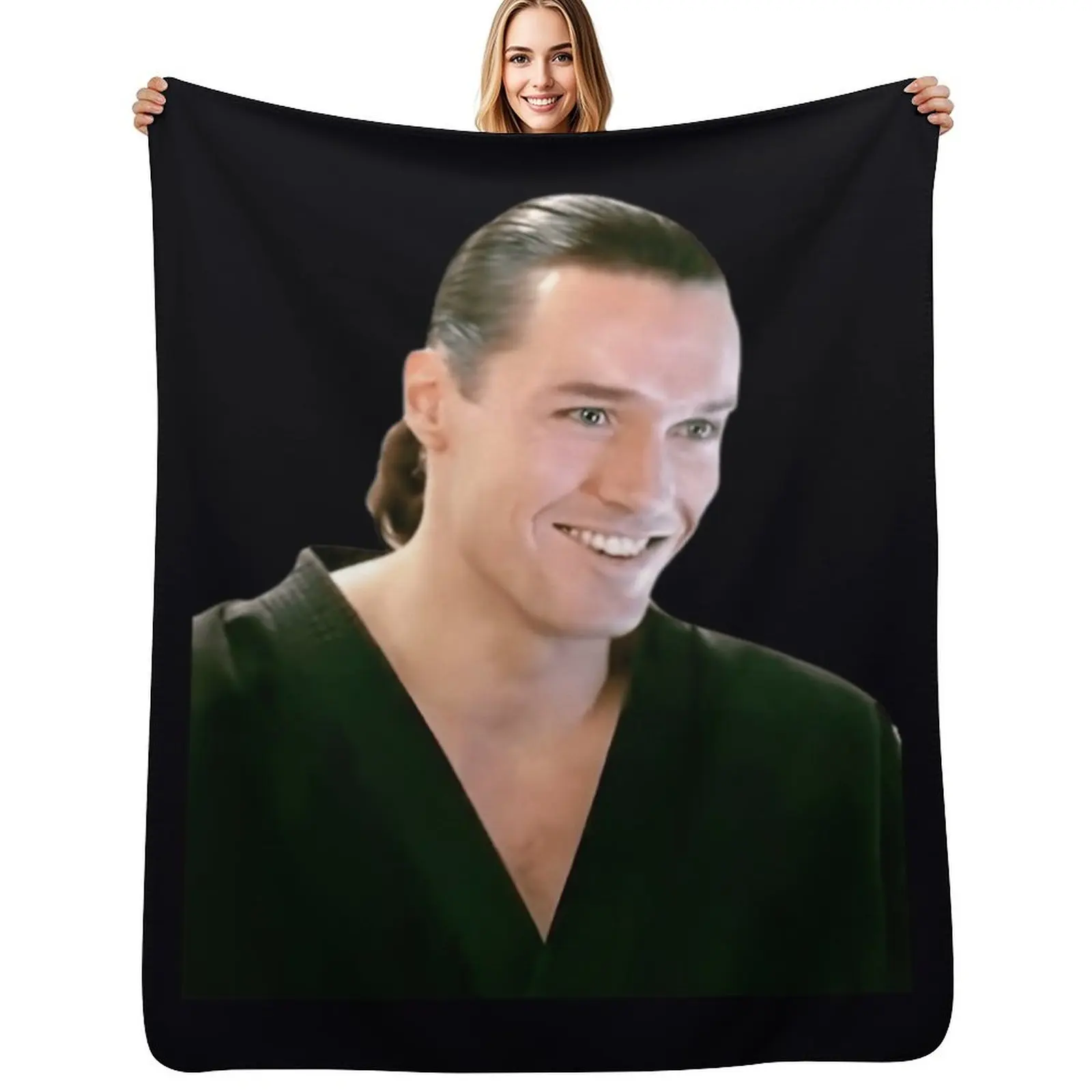

Terry Silver Karate Kid \t \t\t Throw Blanket for babies Flannel Hair wednesday Blankets