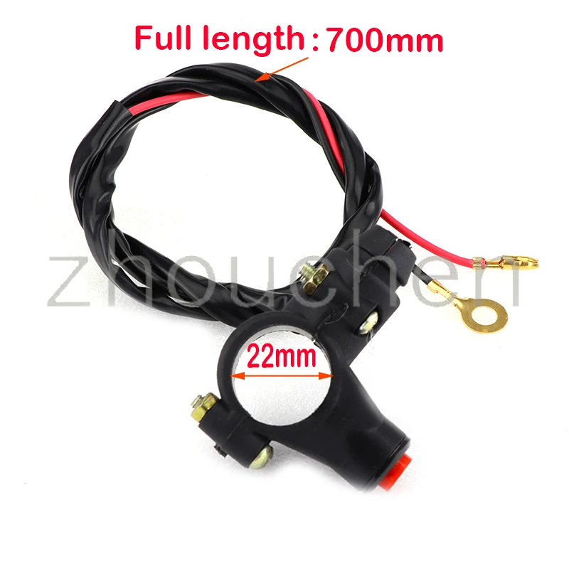 Outer safety tether stop reset button switch two-stroke mini off-road vehicle four-wheeled mini bike pocket bike