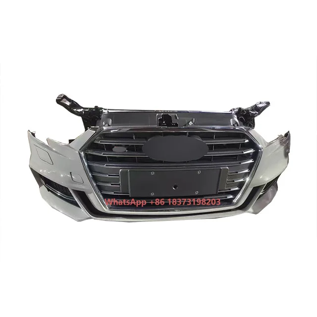 

For Audi A3 S3 2017 High Quality Complete Front Bumper Radiator Fan Grille Assembly Body Kit