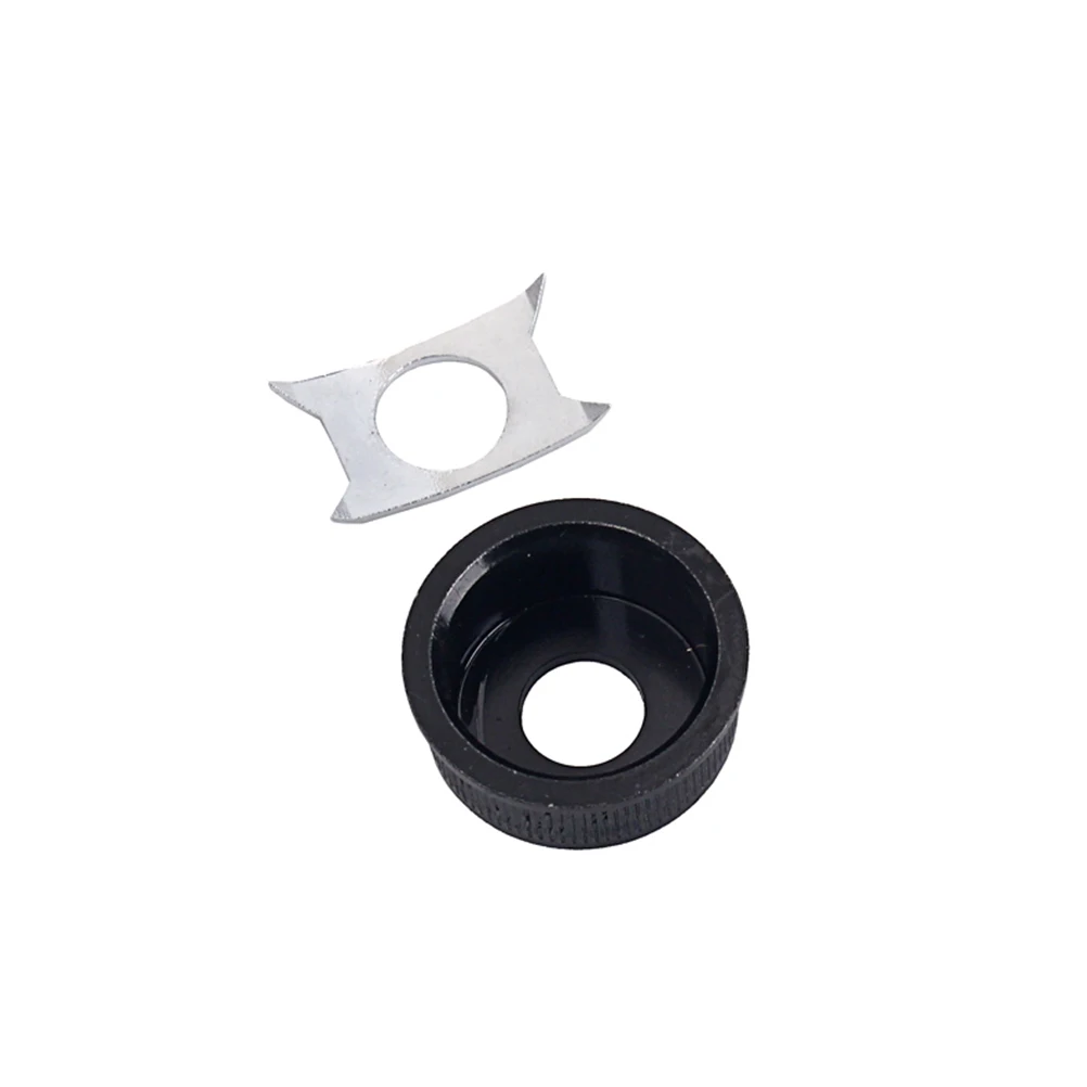 

1 Set Guitar Jack Plate For Electric Guitar Bass Output Input Socket With Gasket Durable Glossy Replacement Pickup Accessories
