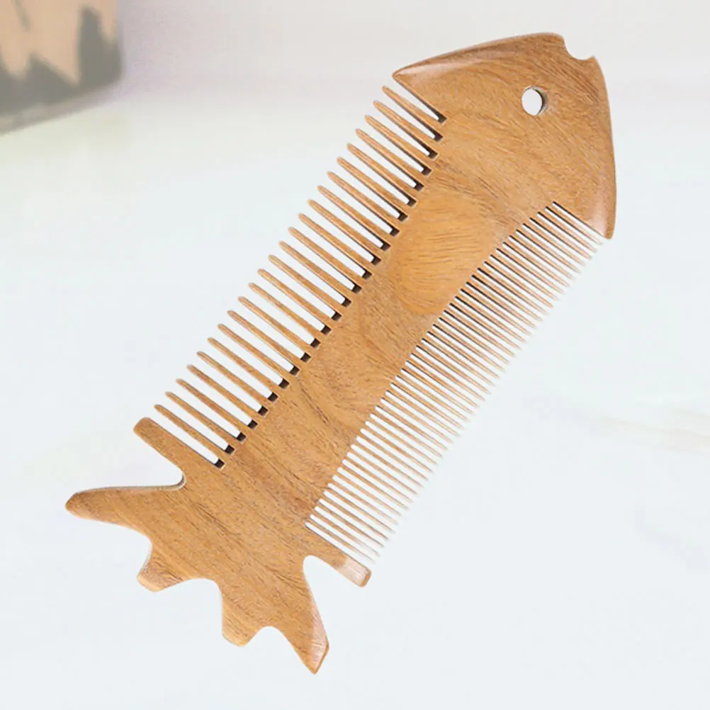 

Double Sided Combs Natural Anti Static H made Wooden Hair Care Scalp Massager Non Tangling Smooth Teeth Ideal
