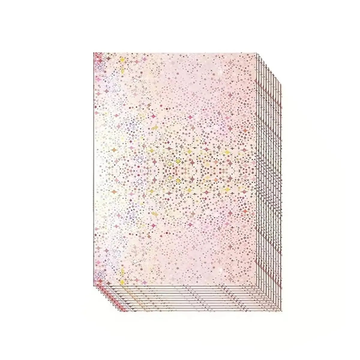 20 Sheets of Holographic Cardstock 8.5 X 11 Inches, 250g Metallic Cardstock, Suitable for Scrapbooking DIY