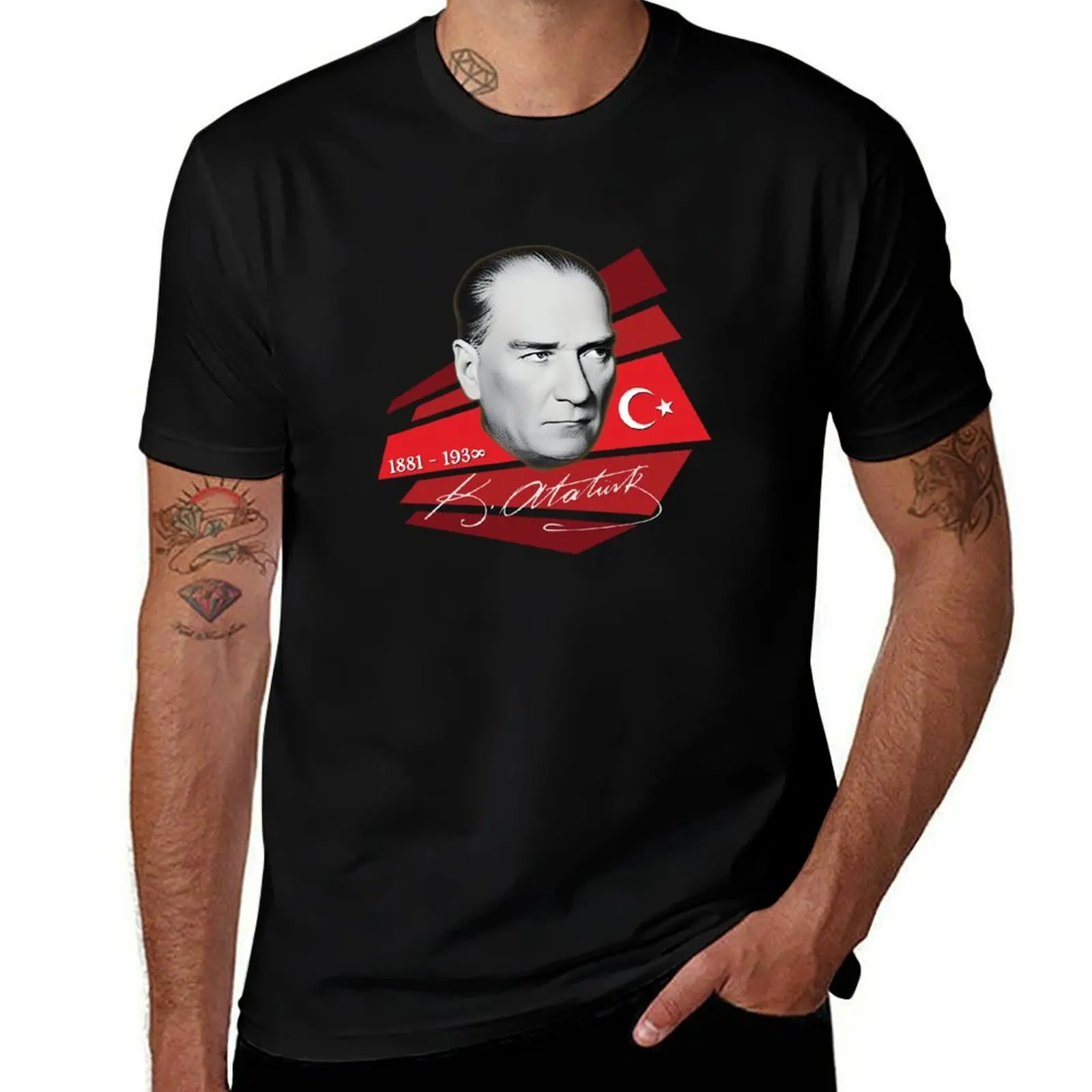Mustafa Kemal Atatürk - 100 years celebration T-Shirt Festival Party Tee Top T-Shirt