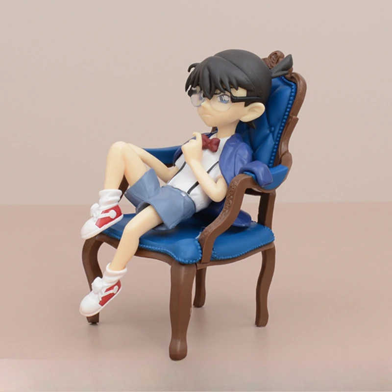 Figura de Anime de Detective Conan de 12-15cm, modelo Conan Haibara Ai Kuroba Kaito Gk, estatua, decoración de escritorio, colección, juguete ornamental