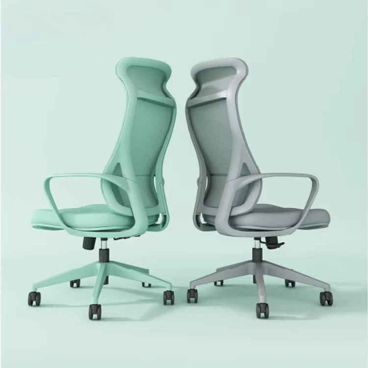 Modern SK3226A office chair with mesh back adjustable height and fabric seat for home or office tasks