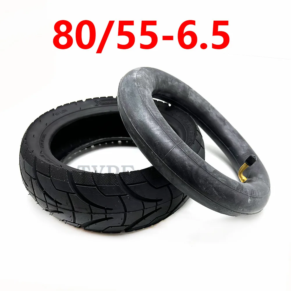 80/55-6.5 Inner and Outer Tyre for Electric Scooter 10 Inch Front and Rear Tire Pneumatic Wheel Replacement Parts