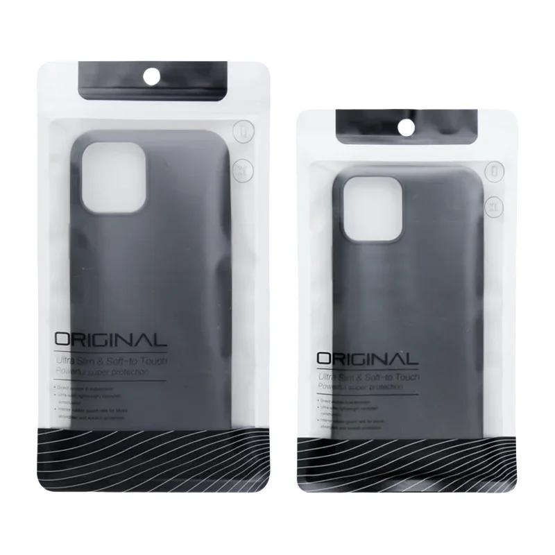 5000pcs Universal Recycled Retail Packaging Plastic Bag For iPhone 15 16 Pro Max Mobile Phone Case Cover AS314