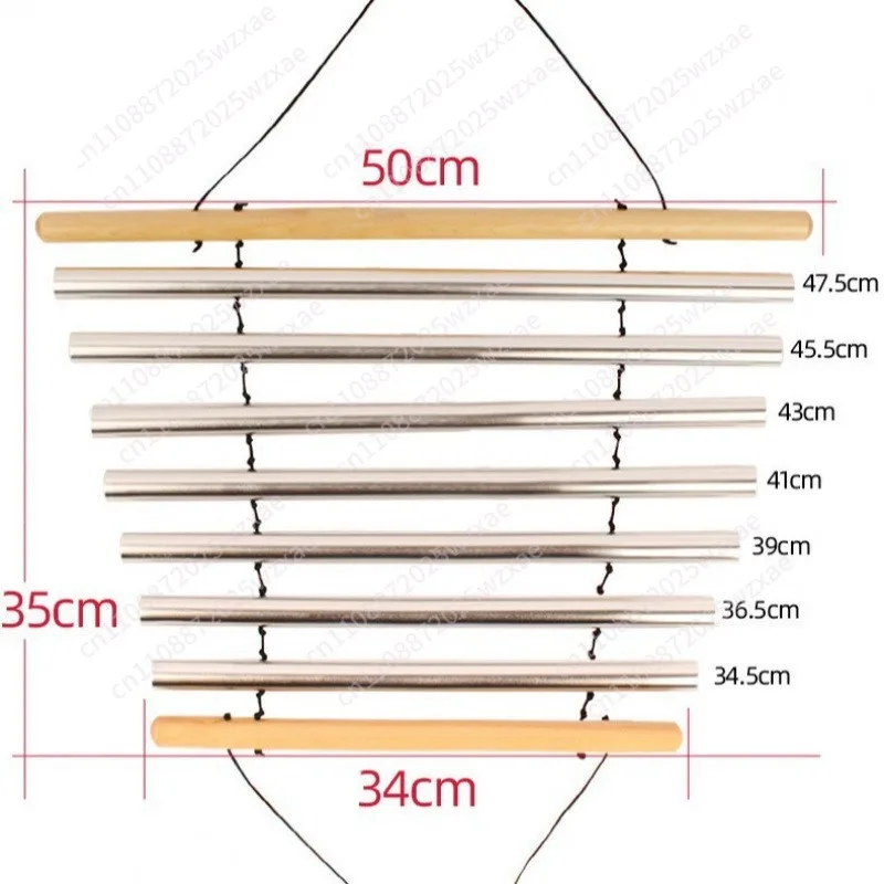 9 Tone Outdoor Wind Chimes 5/7 Tone Meditation Bells Sound Healing Therapy Professional Percussion Instruments Handheld Chimes