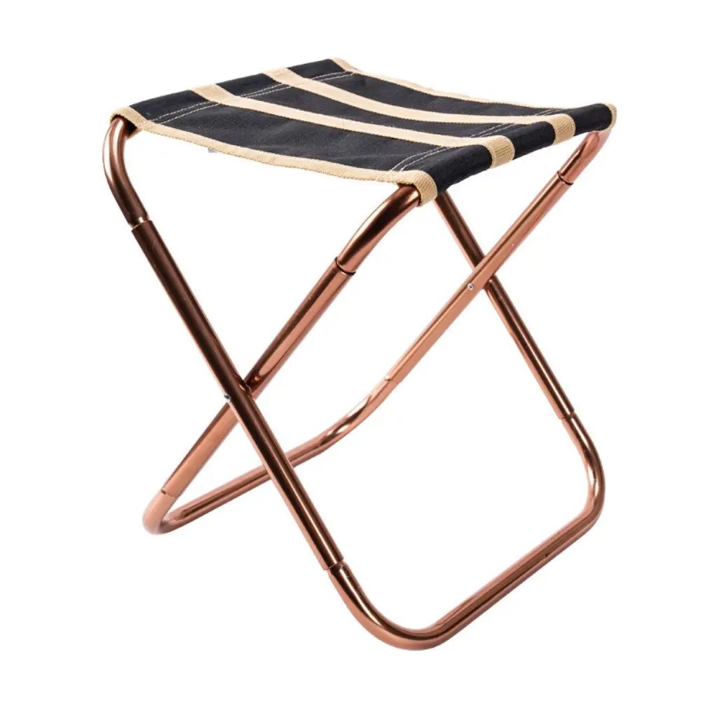 Sgabello da campeggio pieghevole portatile in lega di alluminio per esterni MIni sedia da pesca per riporre mobili ultraleggeri MIni Storage