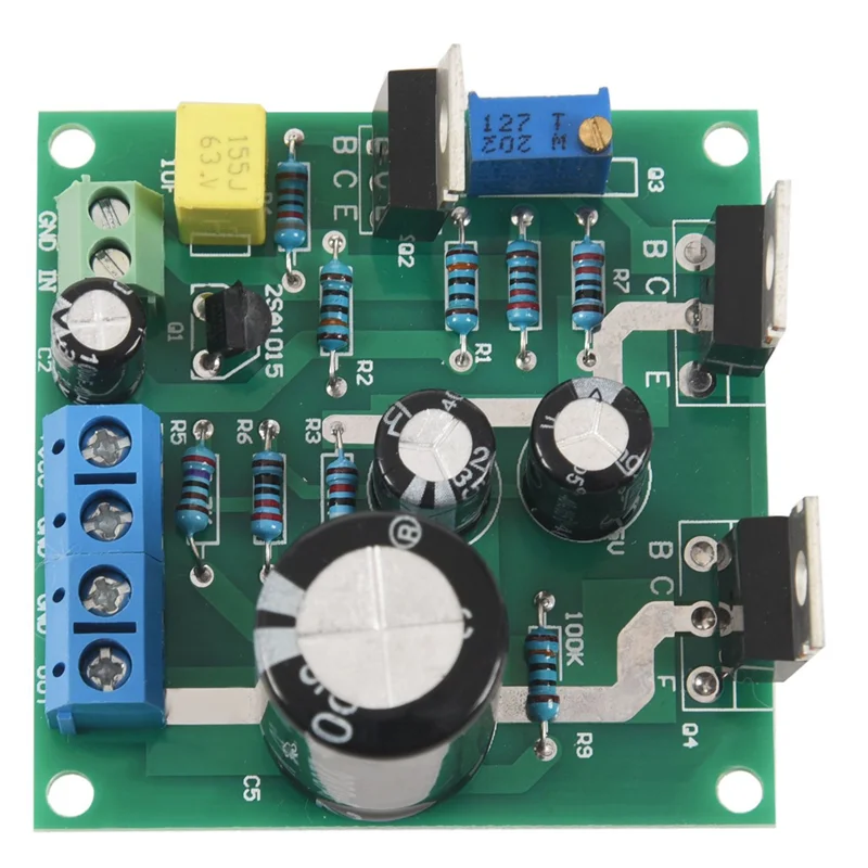 L72A-6X DC12V 24V Mini 1969 TIP41C Mono Channel Amplifier Assemble Board Pure Class A