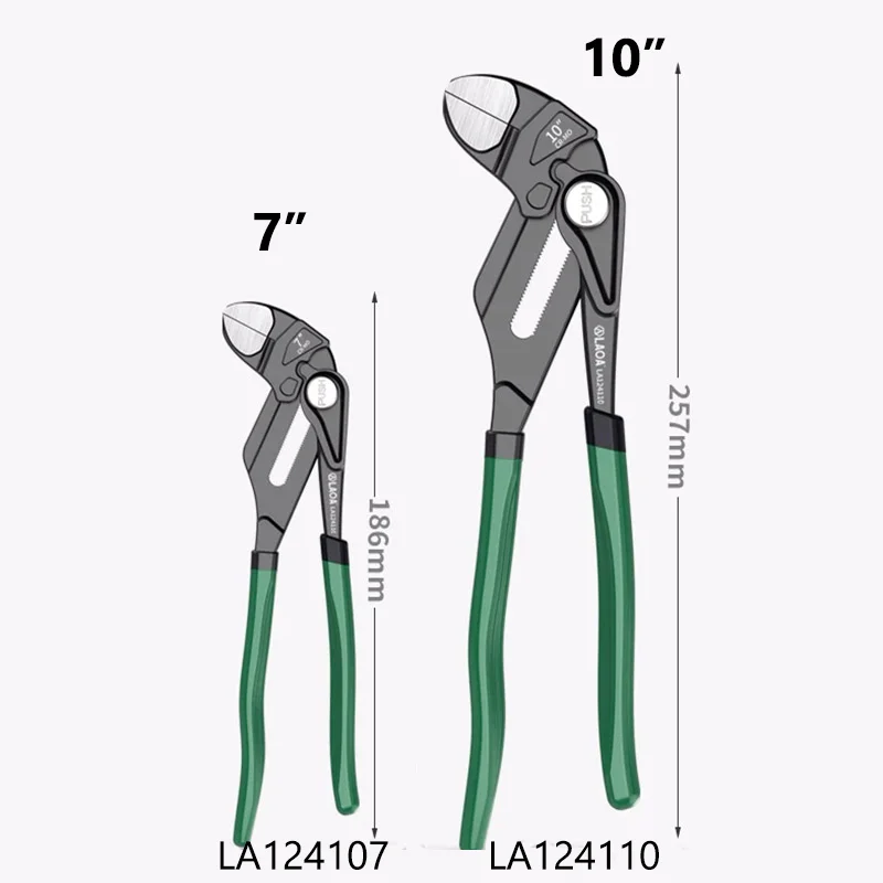 LAOA Clamp Type Wrench Pipe Pliers Parallel Clamping Mouth Multi-Purpose 7\