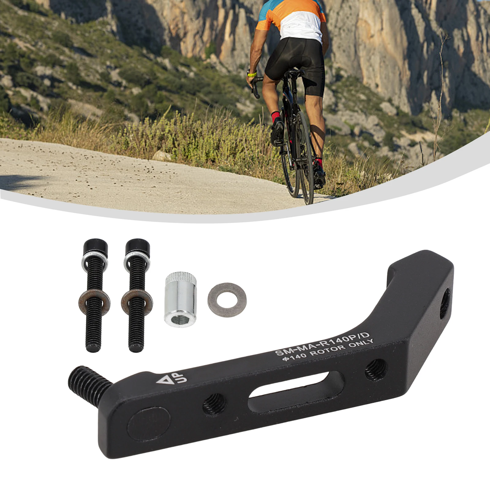 

Адаптер дискового тормоза для шоссейного велосипеда, плоское крепление для крепления на стойку F140/F160/R140 мм, адаптер дискового тормоза для велосипеда, велосипедные детали Bicicletas